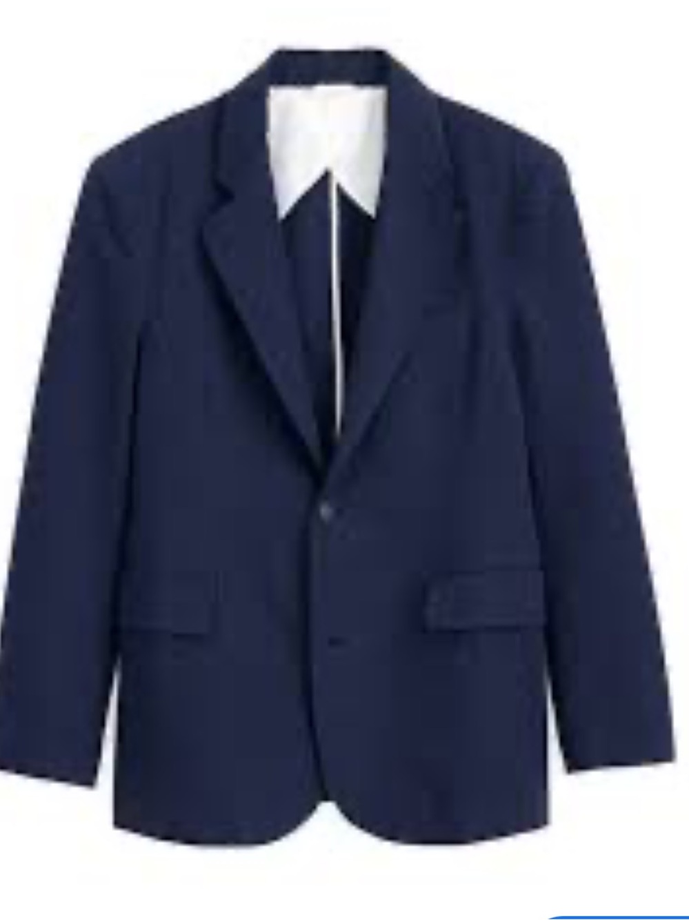 Alex Mill Cooper Blazer Cotton Linen Navy‎ Blue Mens M Two Button Sport Coat